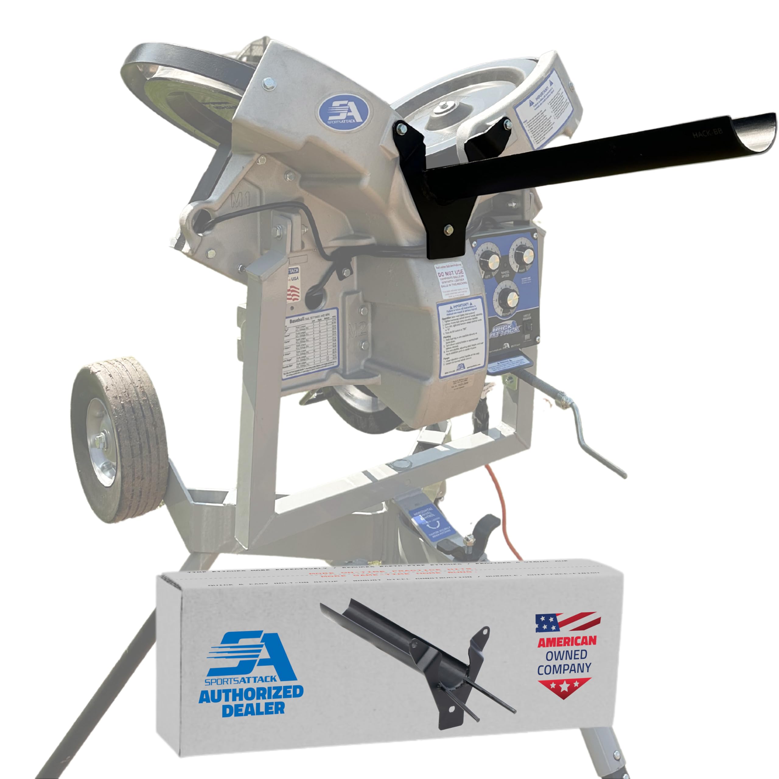 Condition photo showing New/Like New for Anytime Baseball Supply Perfect Timing Chute for Hack Attack Pitching Machine from Extended Pitching Machine Chute to Help Timing| Baseball Swing Trainer