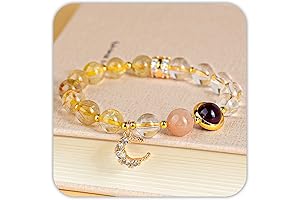 Handmade Citrine Quartz Healing Energy Bracelets for Women, Girls