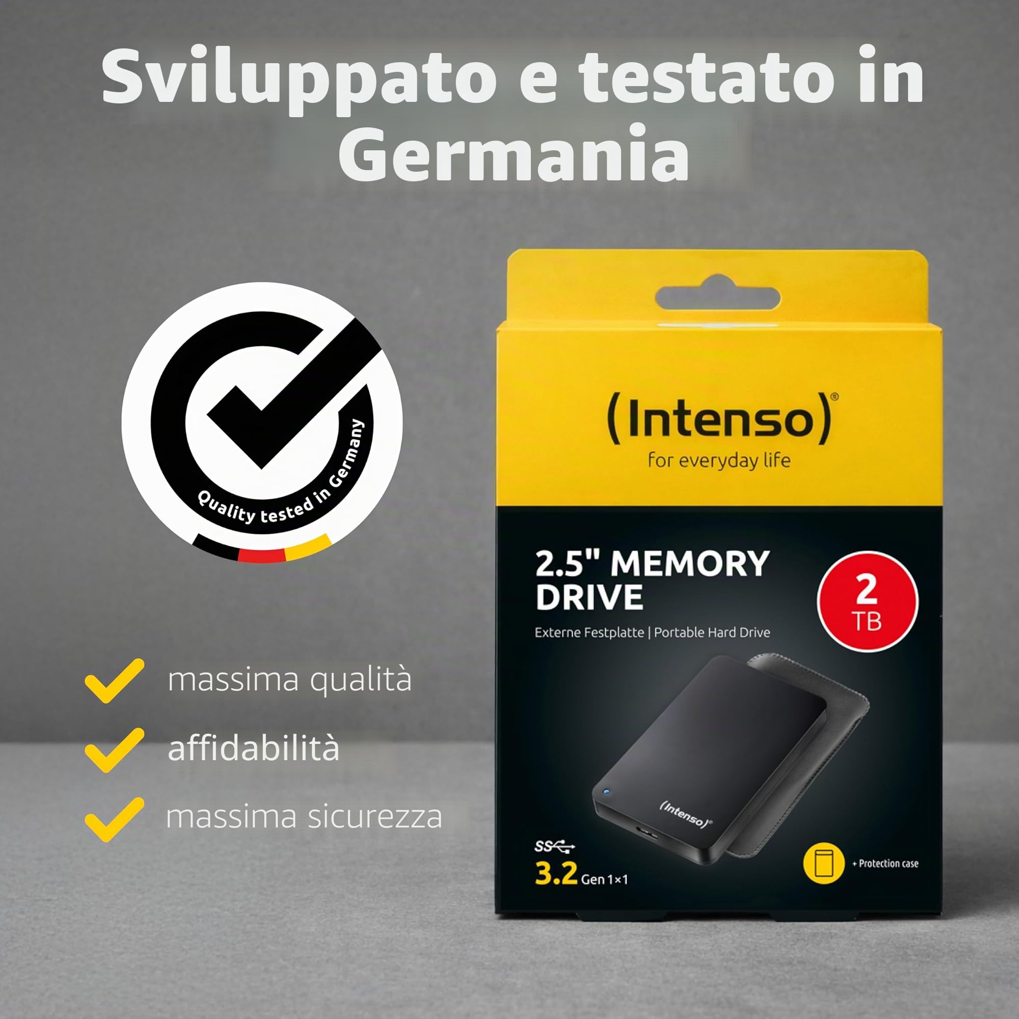Intenso Memory Drive, 1TB disque dur externe 1 To Noir