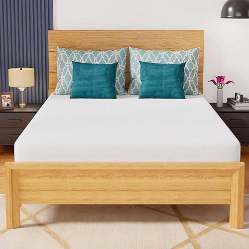 Miniatura 15 de BLKMTY Colchón Queen de 6 pulgadas, colchón de espuma viscoelástica de firmeza media, colchón transpirable para alivio de presión y colchón de gel