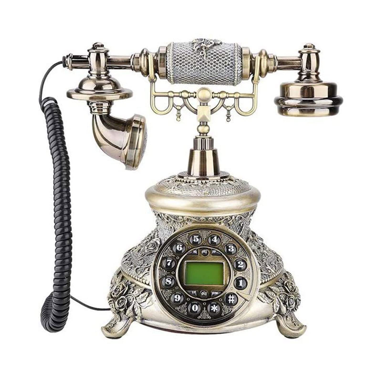 Téléphone de bureau rétro de style européen pour intérieur élégant