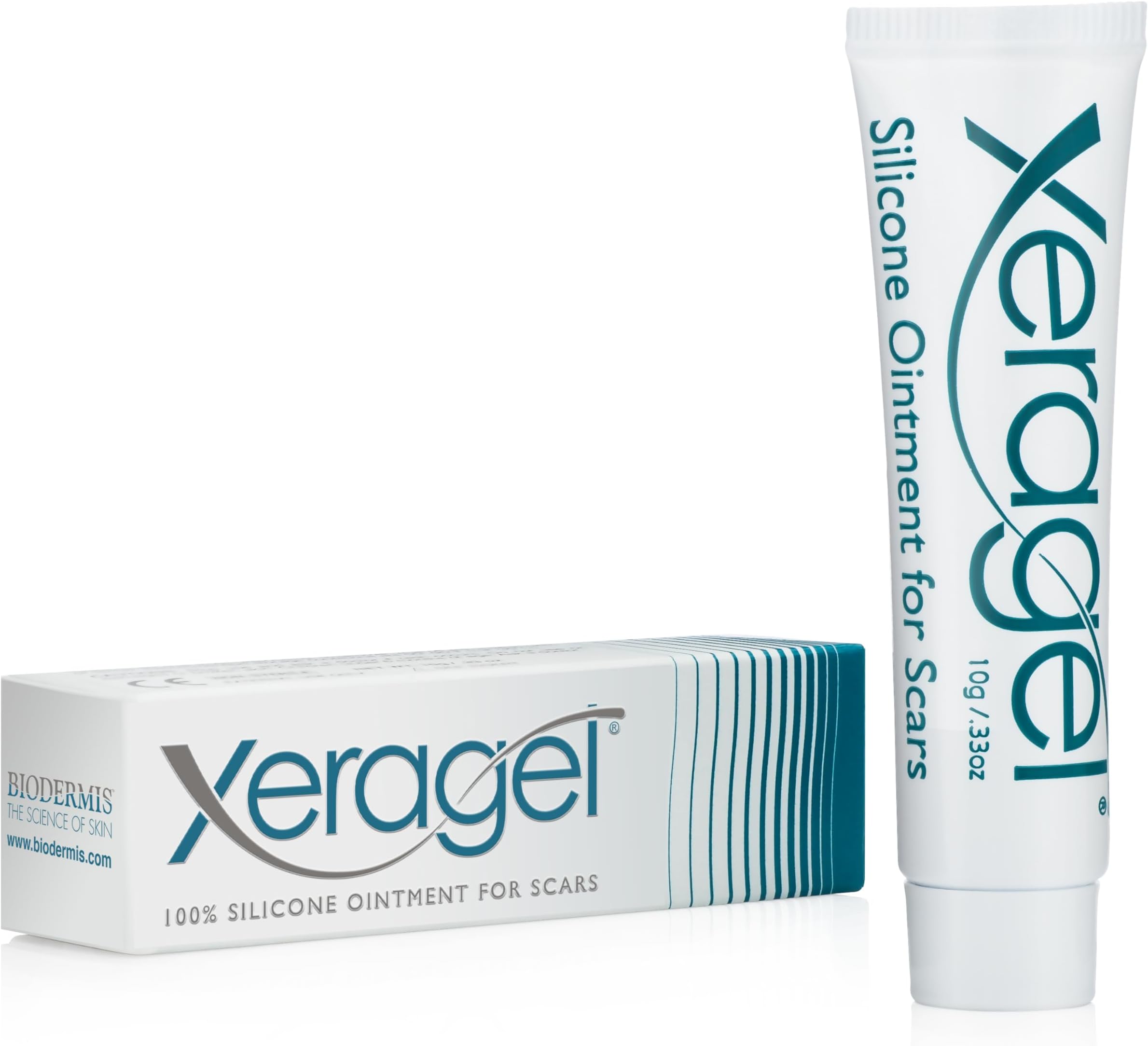 BIODERMIS Xeragel Silicone ointment against scars, 10g for the treatment of scars on all body areas
