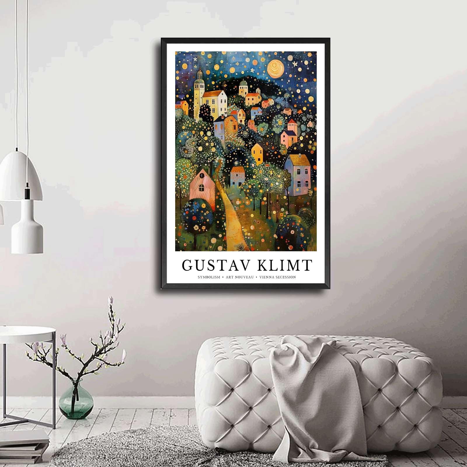 Amazon.com: Canvas Posters and Print Pictures Gustav Klimt