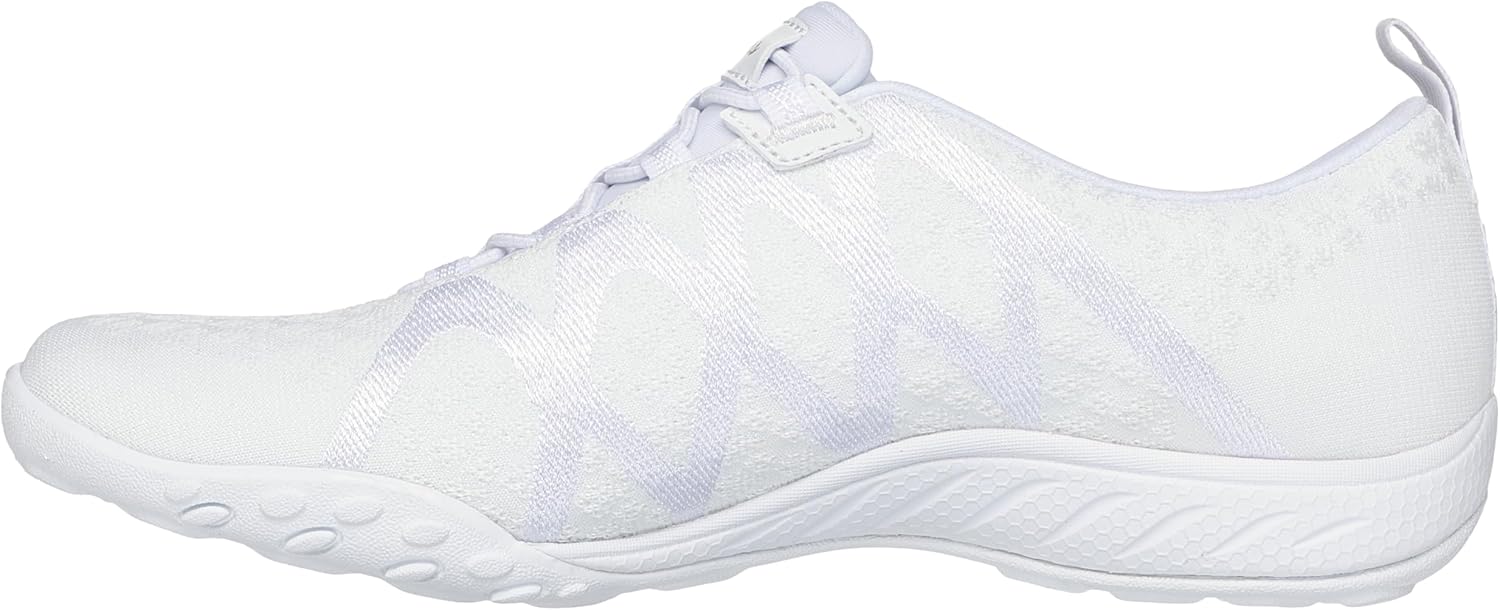 Skechers Women's Breathe Easy - Infi Knity, WHT 5 - Image 2