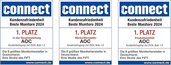 AOC Q27G4XF 27 inch WQHD Gaming Monitor 180Hz, Fast IPS Panel, 1ms GtG, HDR10, G-Sync Compatible, Height Adjustment, (2560x1440 HDMI 1x 2.0 DP 1x 1.4) Black
