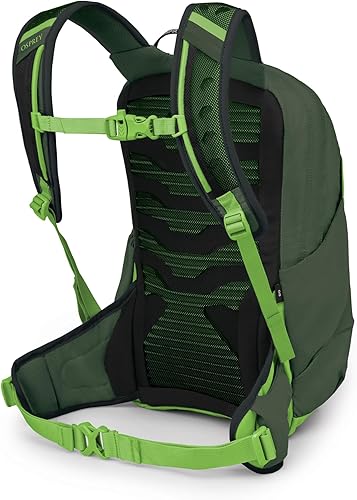 Miniatura 7 de Osprey Talon Jr Mochila de senderismo ligera para niños, mochila de aventura para niños para viajes y campamento, toldo verde