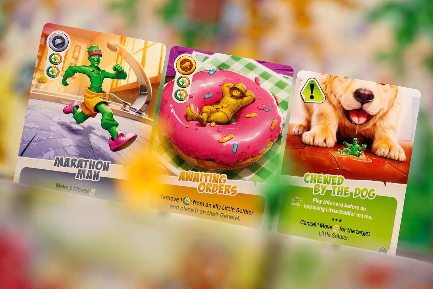 IELLO: Little Soldiers, Strategy Board Game, Take Control of The Playroom, 30 Minute Play Time, 2 to 4 Players, for Ages 8+