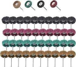 40 Pieces Abrasive Wheels, 1" (25mm) Abrasive Buffing Pol…