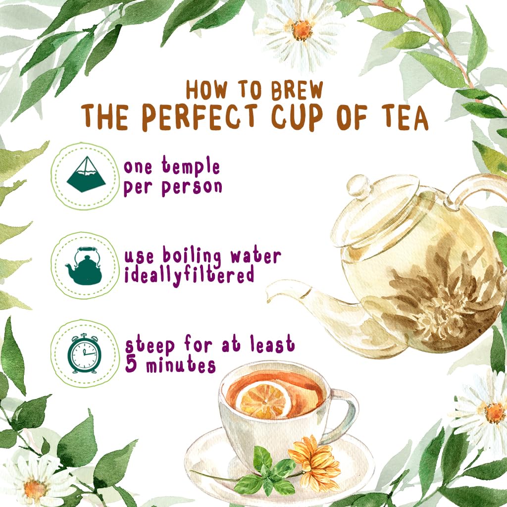 Organic Ginger Tea Bags – Strong Pure Ginger Root Herbal Tea – Plastic-Free & Caffeine-Free – Soil Association Organic – 50 Compostable Tea Bags – The Natural Health Market — view 5