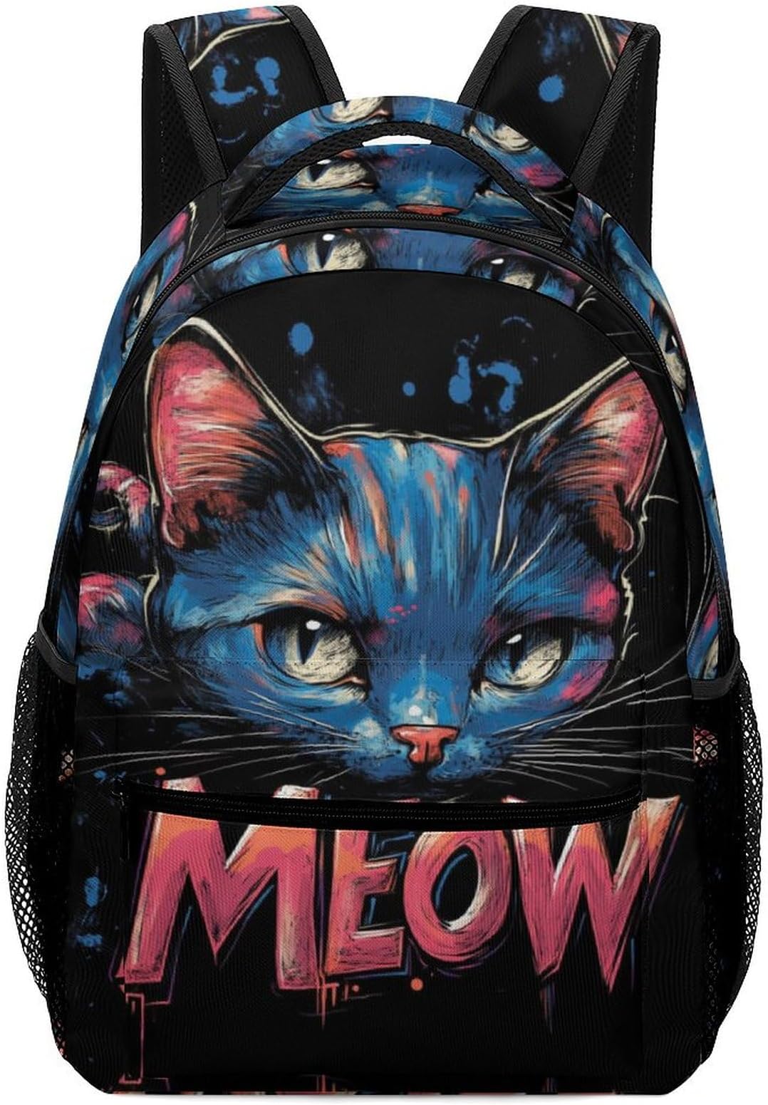 Lightweight Backpack All-Day Comfort Animal Cute Cat Backpacks Daypack Bookbag Schoolbag Travel Laptop Bags Style-294