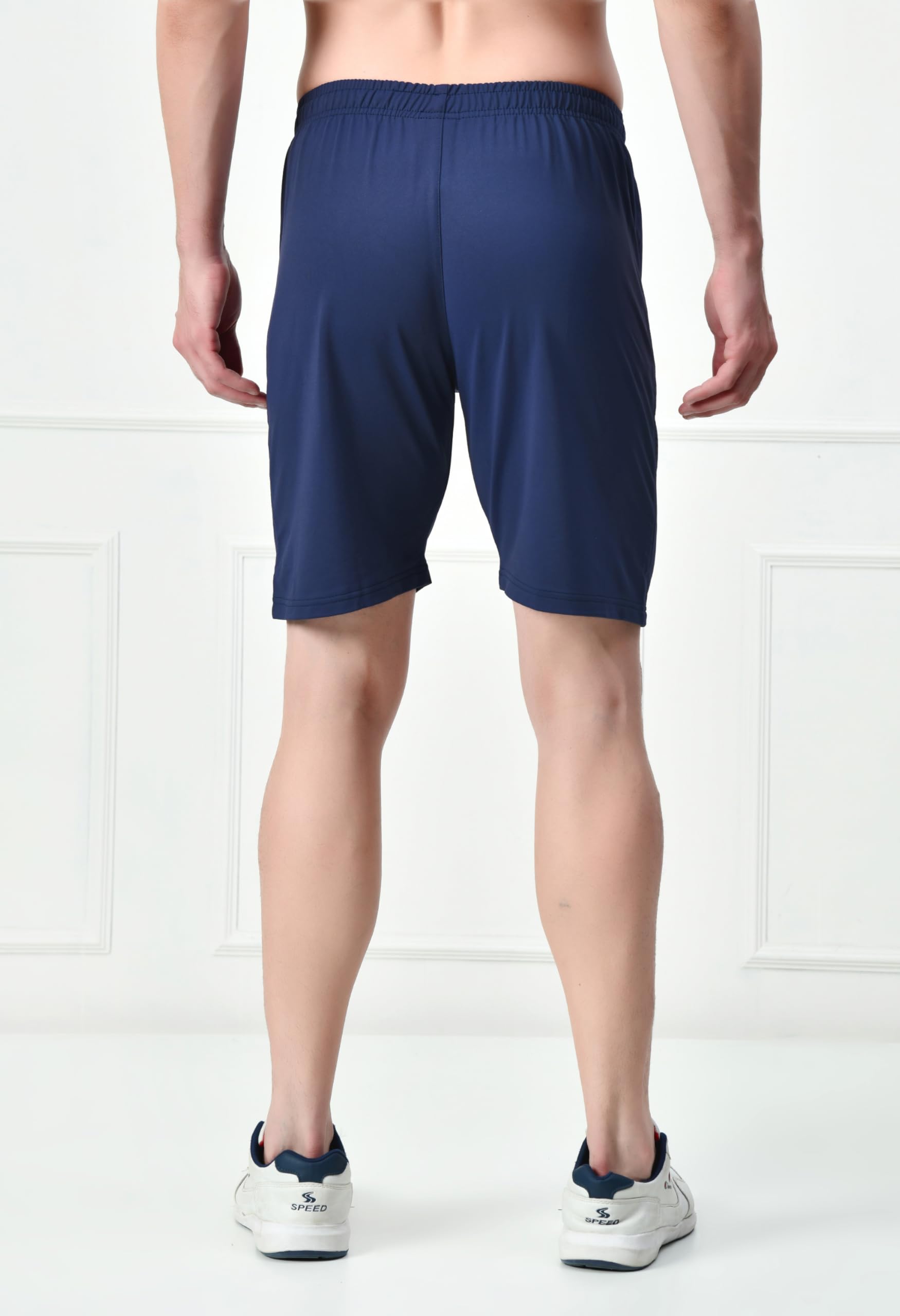 RynoGear Men's Shorts with Zipper Pocket Navy Blue 3