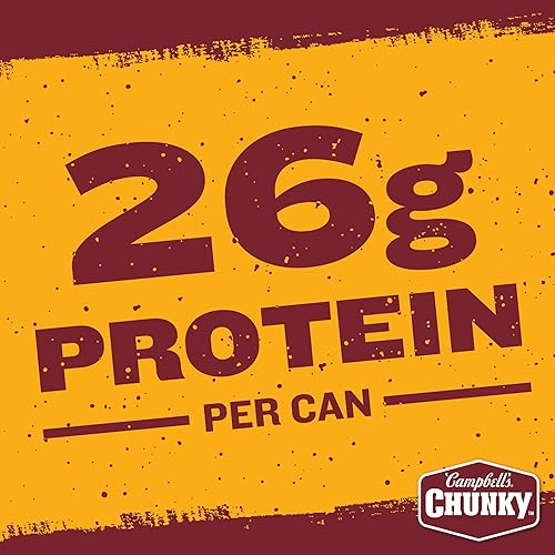 Miniatura 45 de Campbell's Chunky Chili picante y picante con frijoles, lata de 19 onzas (12 unidades)