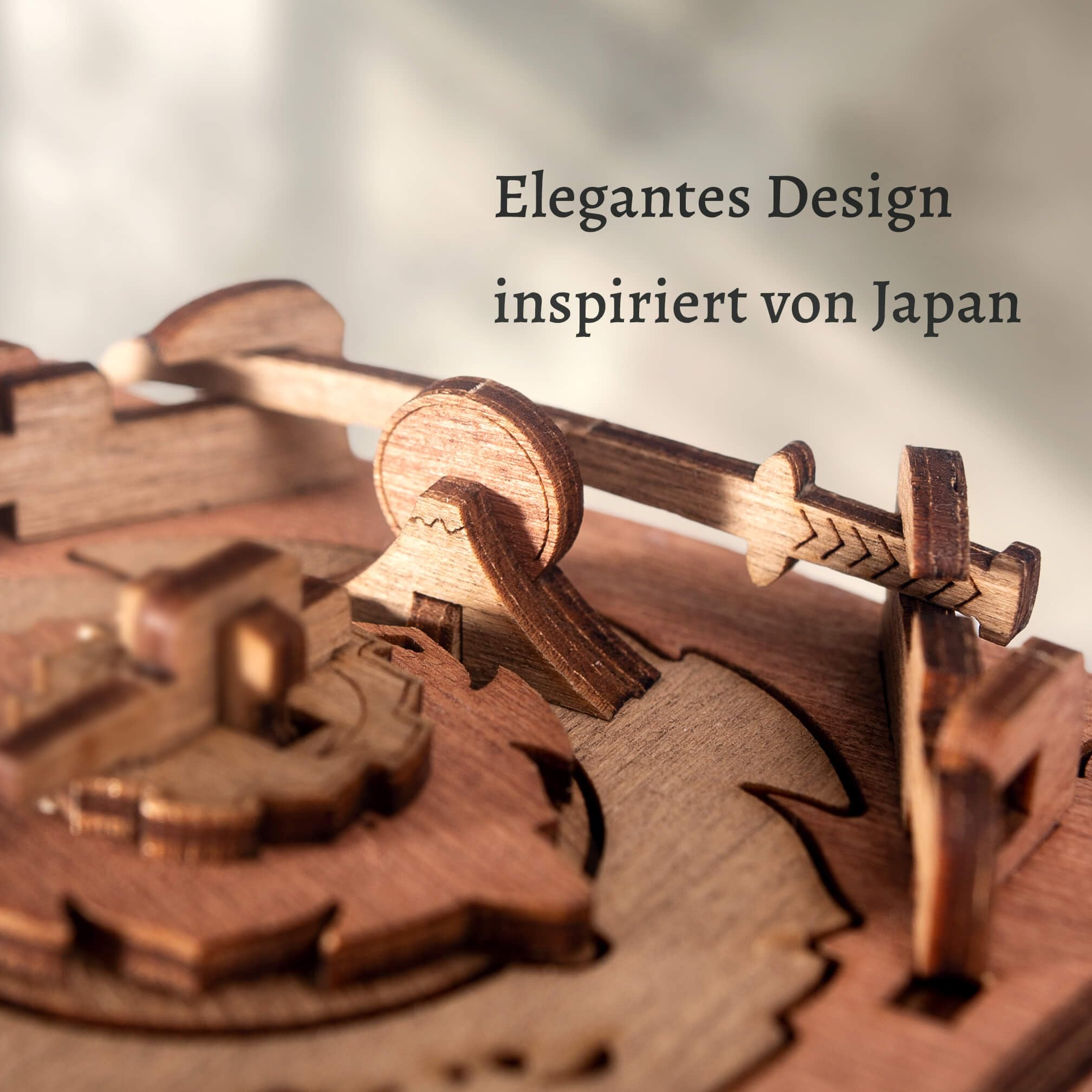 iDventure Samurai Puzzlebox | Escape Room Mechanische Schatzkiste | Geburtstagsgeschenk | 3D Holzpuzzel Rätsel | Knobelspiel für Erwachsene und Rätselbox für Jugendliche 14+
