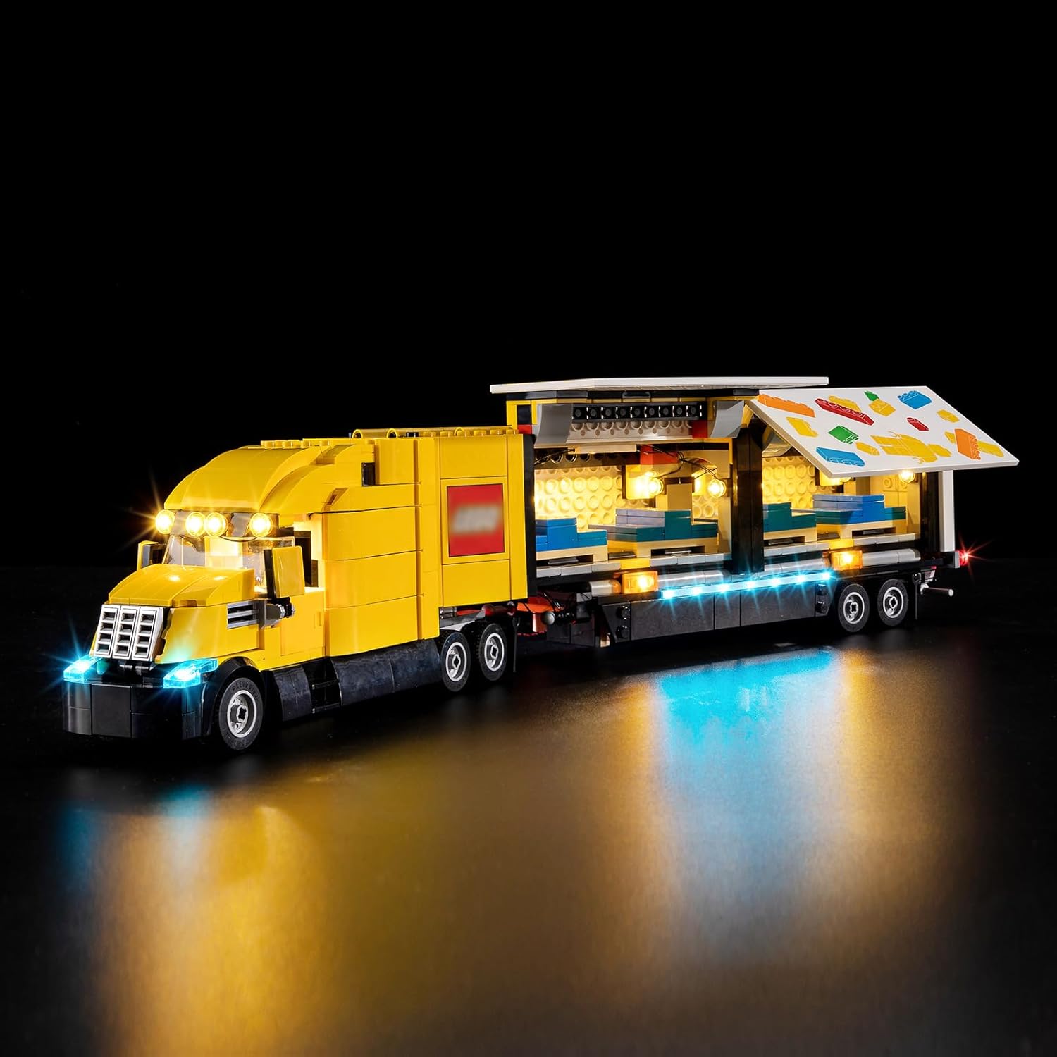 Kyglaring LED Lighting Kit Compatible with Lego 60440 Set, Lighting Accessories for Delivery Truck Model Set, Lights Only (Model Not Included), Classic Version.