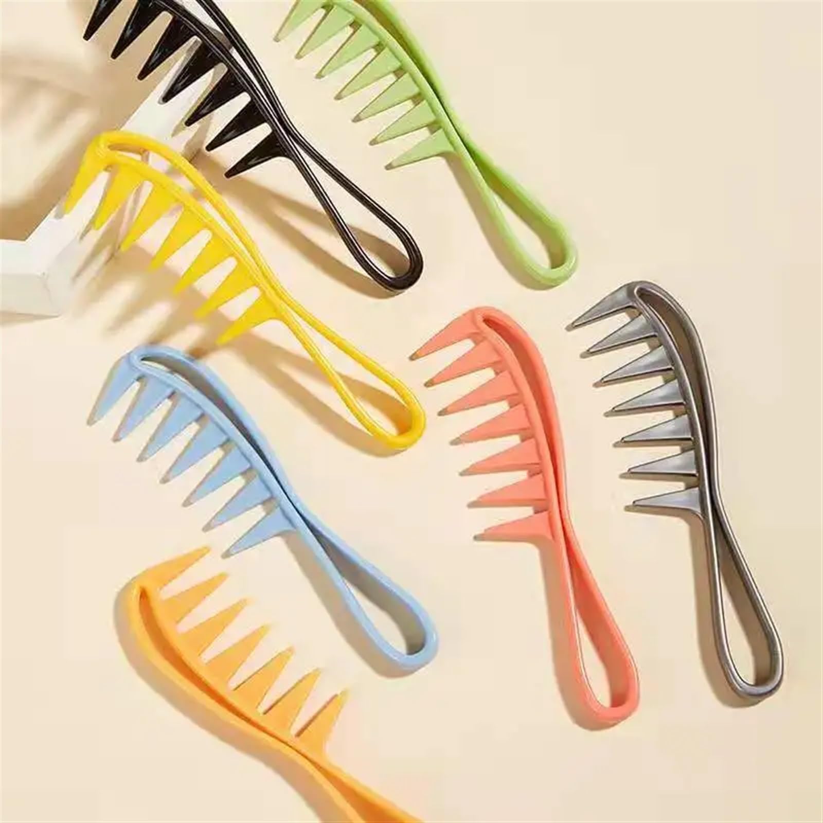 Salon Haar Schneiden Kamm Entwirren Breite Zähne Kämme Professionelle Männer Öl Kopf Frisur Pinsel Barbershop Anti-tangle Kamm (Size : Mix)