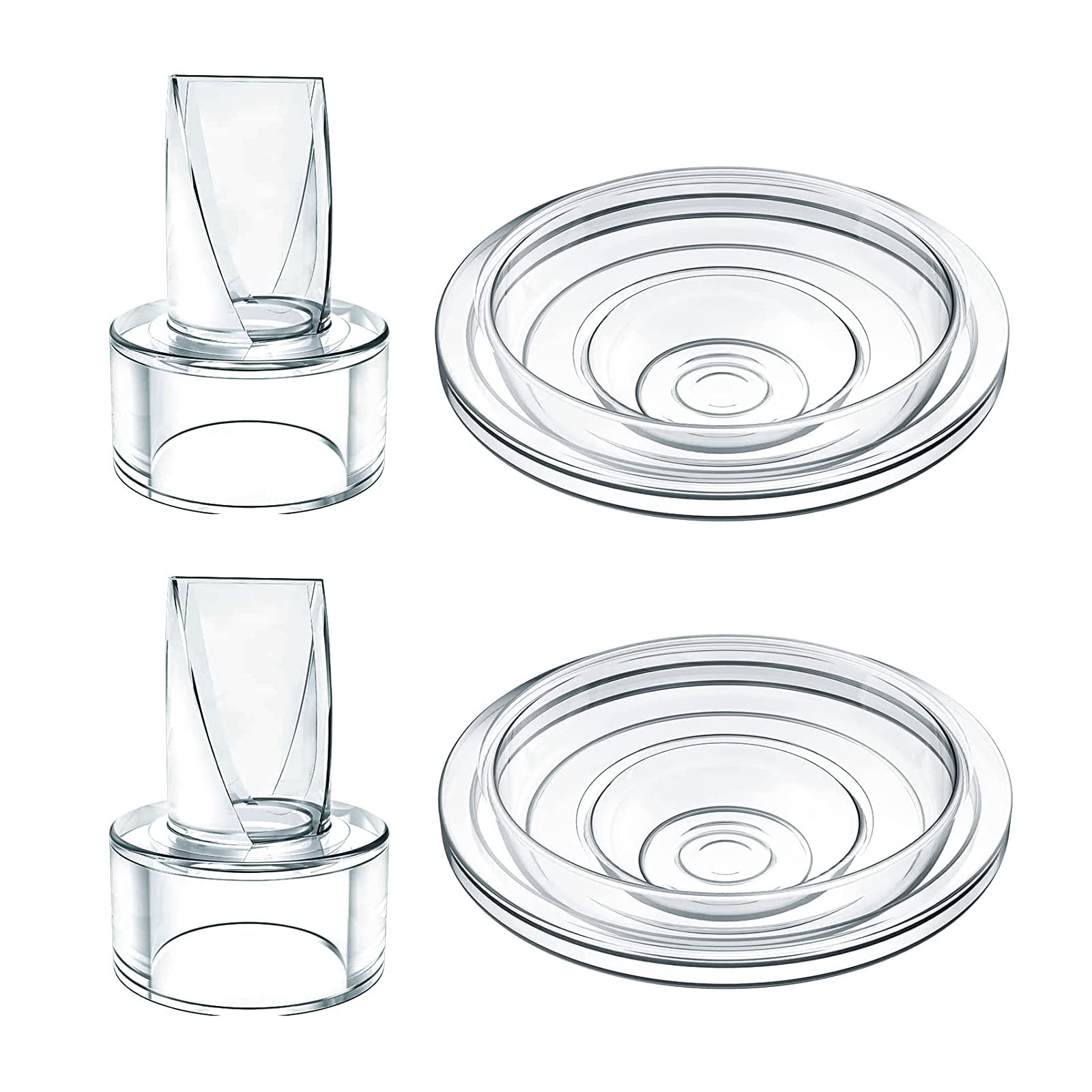 Silicone Diaphragm and Duckbill Valve for Wearable Breast Pump, Wearable Breast Pump Parts Accessories Replace, Suitable for S9/S10/S12, Original Part Accessories Replacement