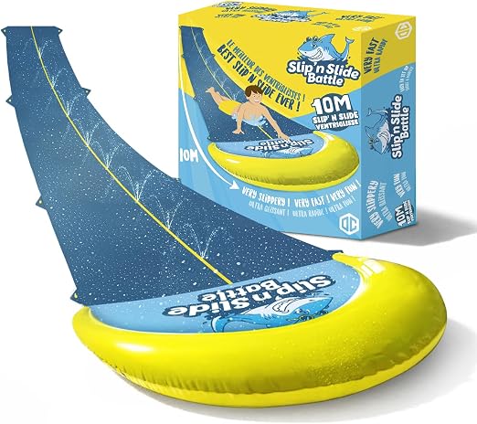 Original Cup Tapis de Glisse Aquatique VentriBattle Double Piste 10m