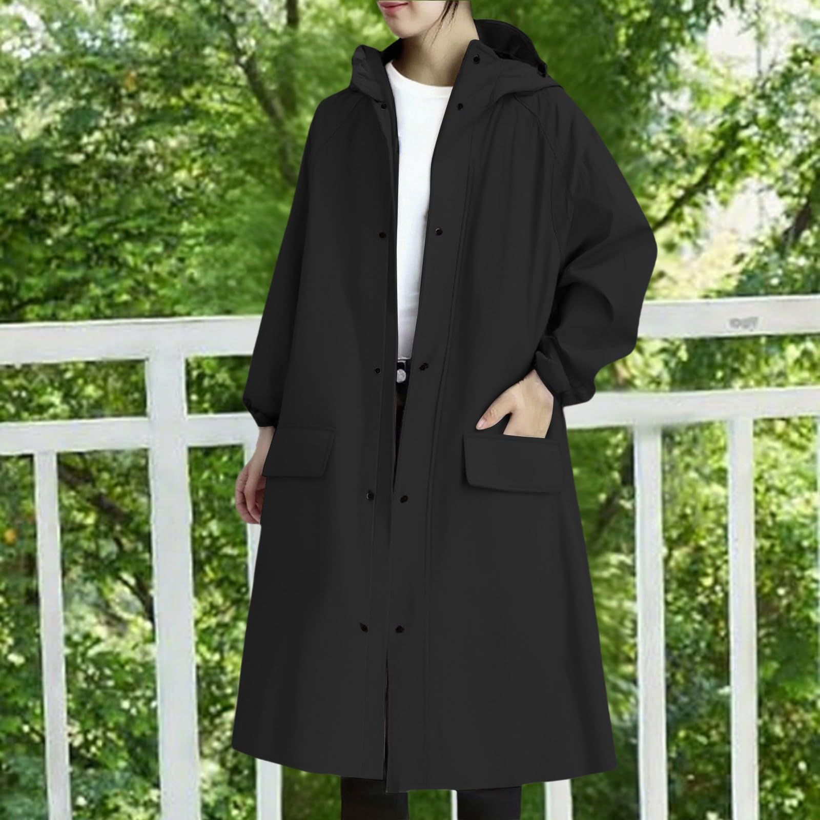 Impermeabile Antipioggia Grande Da Uomo E Donna, Allungato Ispessito Maglie Autunnali Inverno Running Jacket Pioggia Donna Giubbotto Giacca Estiva Moto Tascabile Tuta Anti Antivento