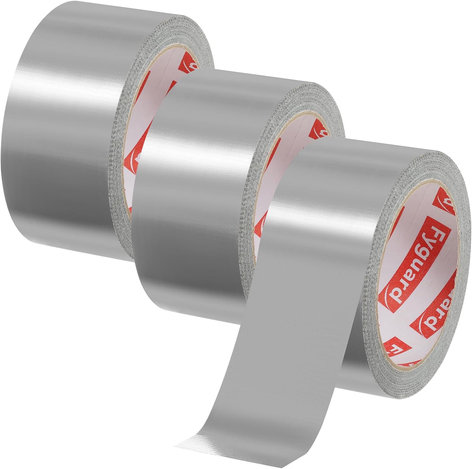 3 Pack Silver Duct Tape 1.89 Inch x 60 Yard Total Heavy Duty 8.27Mil Waterproof All Weather, Hand Tearable Duct Tape for Indoor Outdoor Emergency Repairs Duct Sealing Wire Bundling Fixation DIY