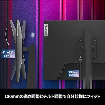 Amazon.co.jp: Lenovo G25-20 ゲーミング モニター (24.5インチ