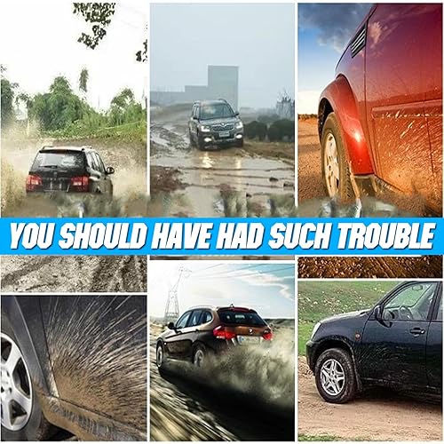 Miniatura 4 de Logotipo de repuesto para bricolaje, tamaño estándar, de fibra de carbono, universales, guardabarros duros para todo tipo de clima, cuerpo ancho, se