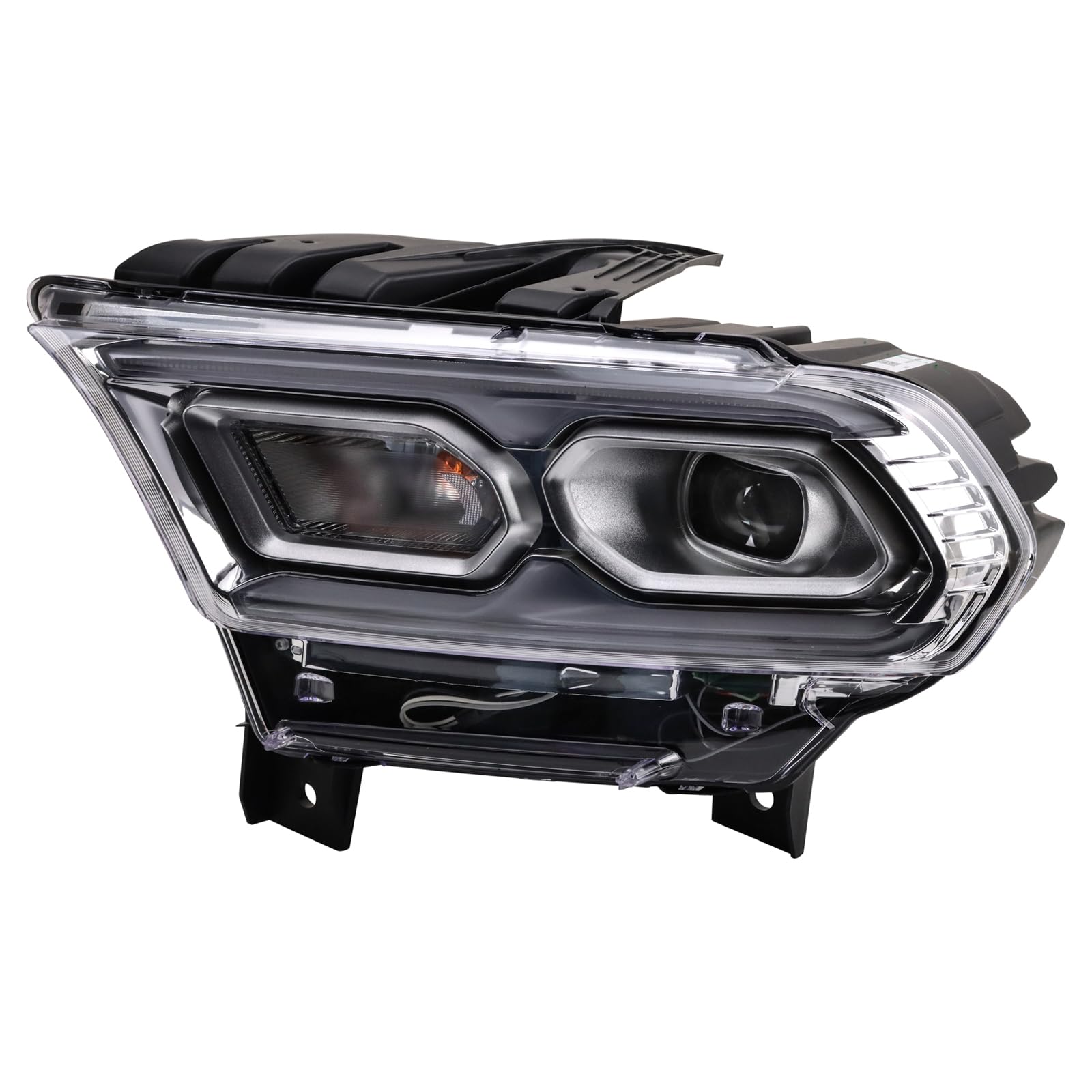 TRQ Driver Side Headlight Assembly Compatible with 2021-2024 Dodge Durango With Standard Headlights CH2502343