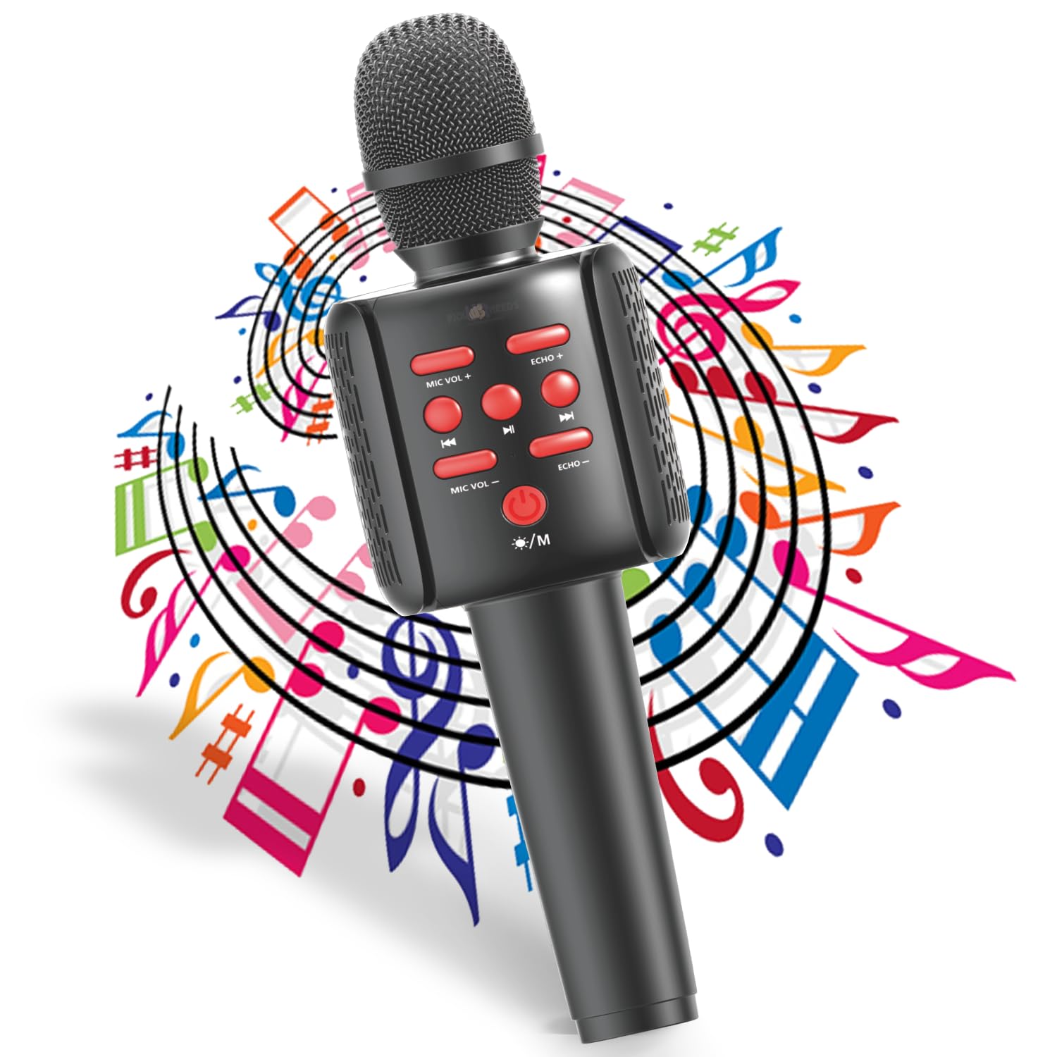 Pick Ur Needs Wireless Microphone Karaoke Mic Rechargeable Bluetooth