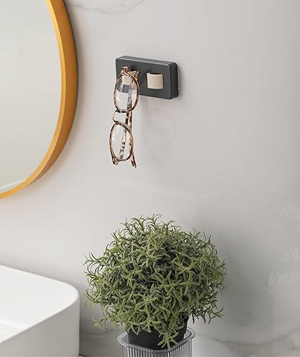 Miniatura 4 de KELEQUI ZAP Soporte para lentes de sol, organizador de lentes de sol, decoración de entrada de pared, soporte de vidrio de ojos, soporte de madera