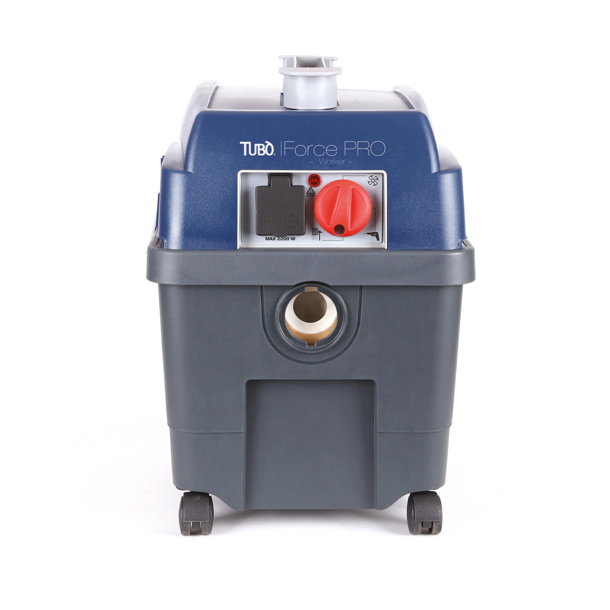 Aspiratore professionale secco/umido TUBÒ Force PRO Aertecnica, aspira liquidi, presa elettroutensile, Made in Italy, 1400W