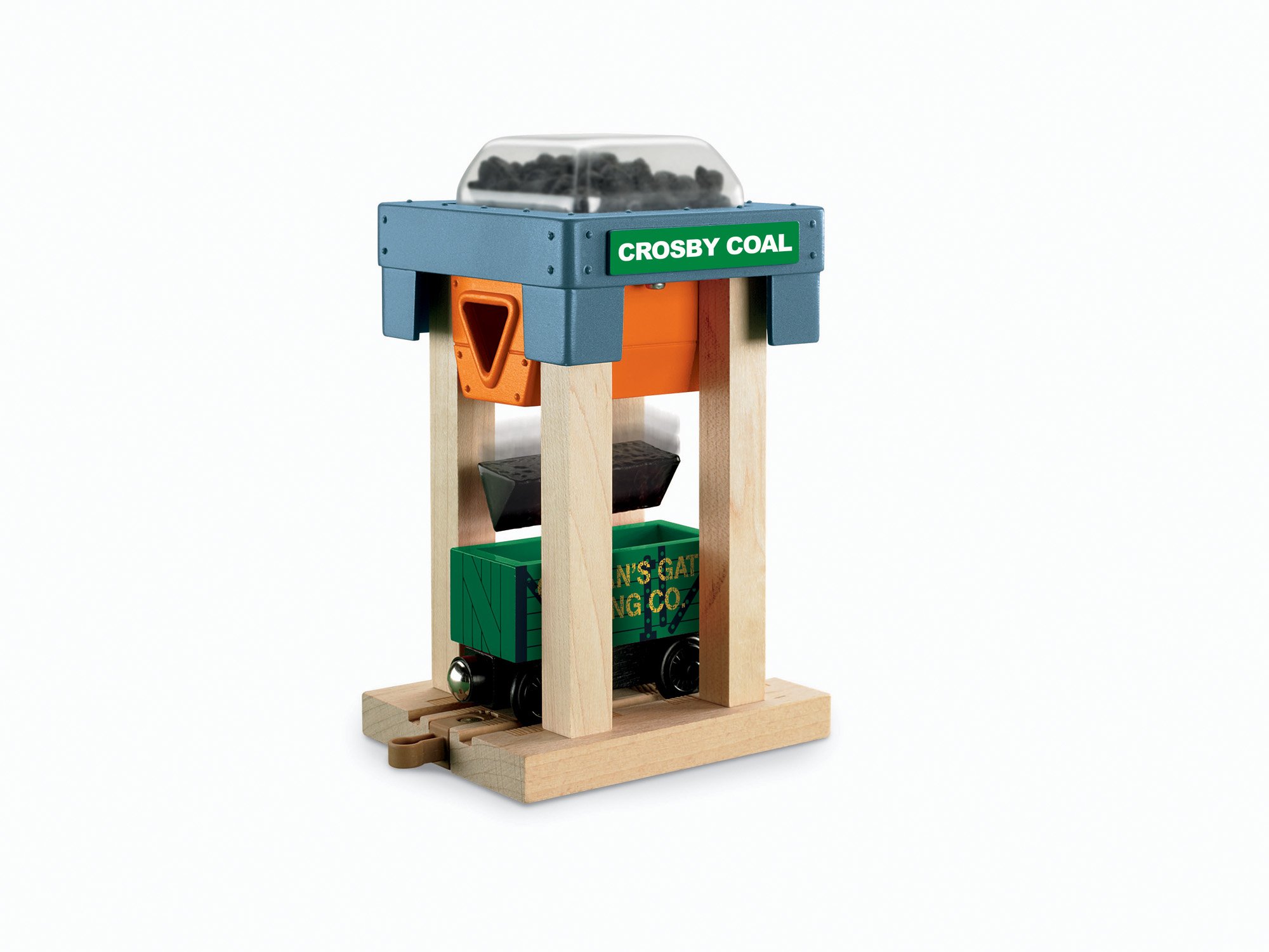 BBD10 Wooden Railway Coal Hopper Figure 