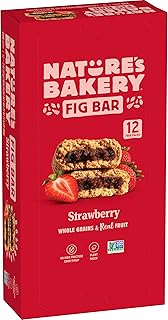Nature's Bakery Whole Wheat Fig Bars, Real Fruit, Strawberry, 12 Twin packs