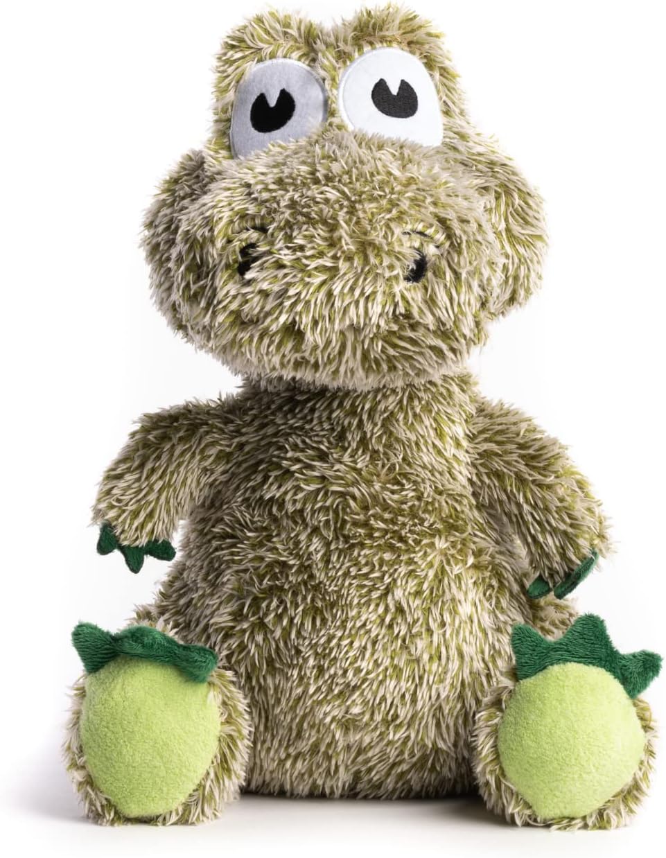 fabdog Fluffies Dog Toys - Squeaky Plush Dog Toy for All Breeds - Cute Animal-Themed Puppy Toys Make for Ideal Gift - Fun Nylon Dog Toys with Squeak| Small Alligator