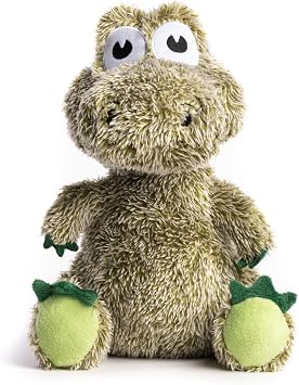 fabdog Fluffies Dog Toys - Squeaky Plush Dog Toy for All Breeds - Cute Animal-Themed Puppy Toys Make for Ideal Gift - Fun Nylon Dog Toys with Squeak| Small Alligator