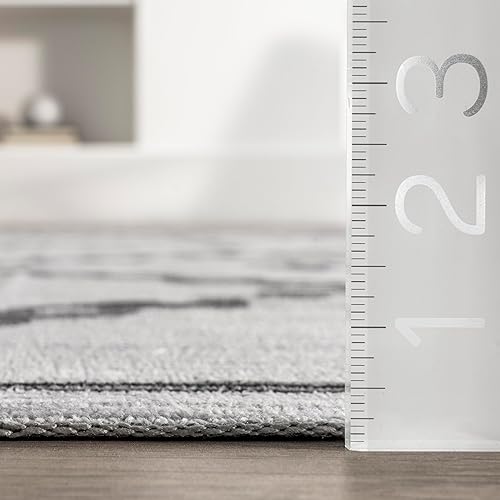 Miniatura 2 de nuLOOM SpinClean - Alfombra de área lavable a máquina, resistente a las manchas con base antideslizante, perfil bajo para sala de estar, dormitorio