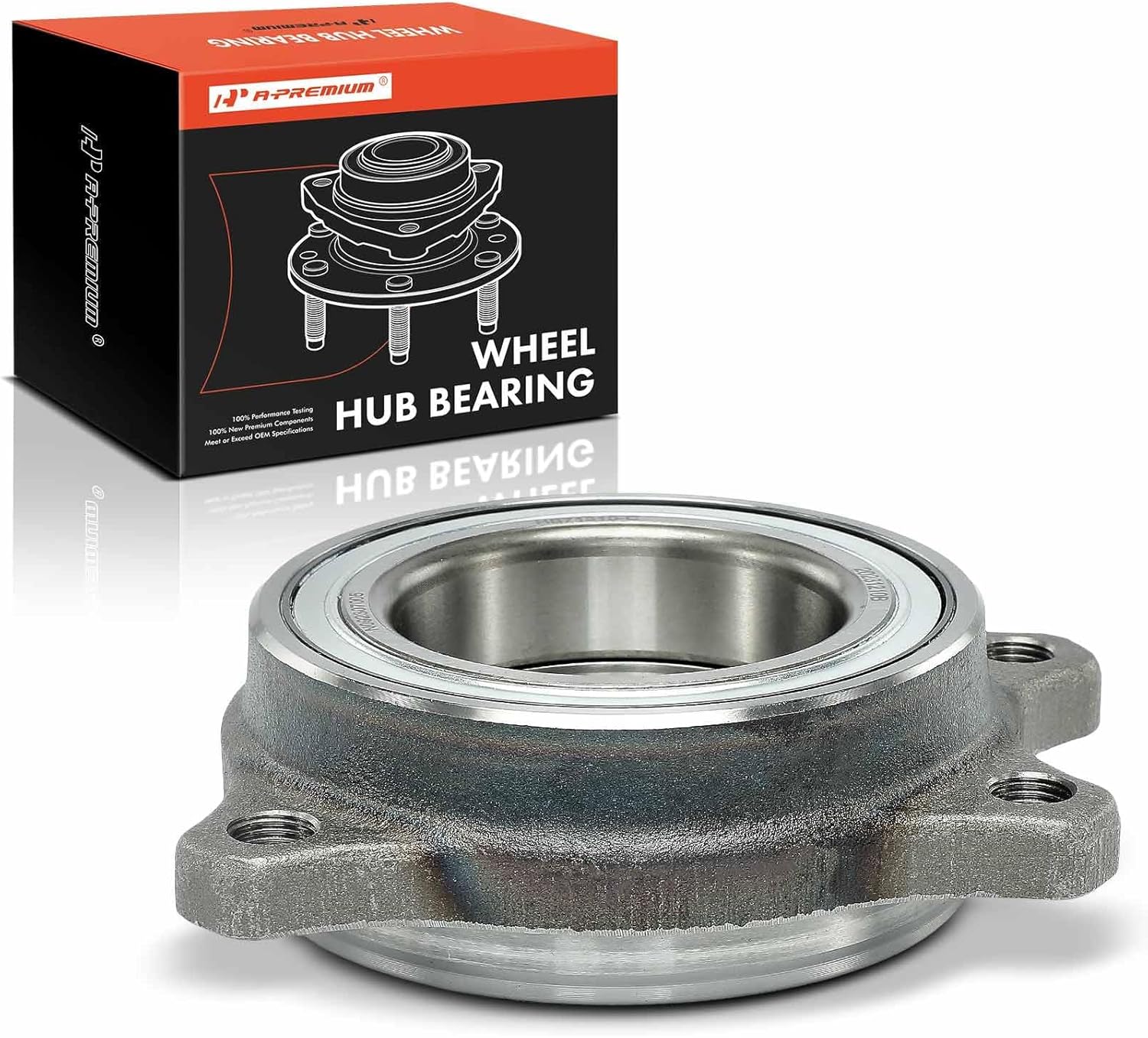 A-Premium Rear Wheel Bearing and Hub Assembly Compatible with Audi Q7 2017-2020, Q8 2019-2020, e-tron Quattro 2019-2023
