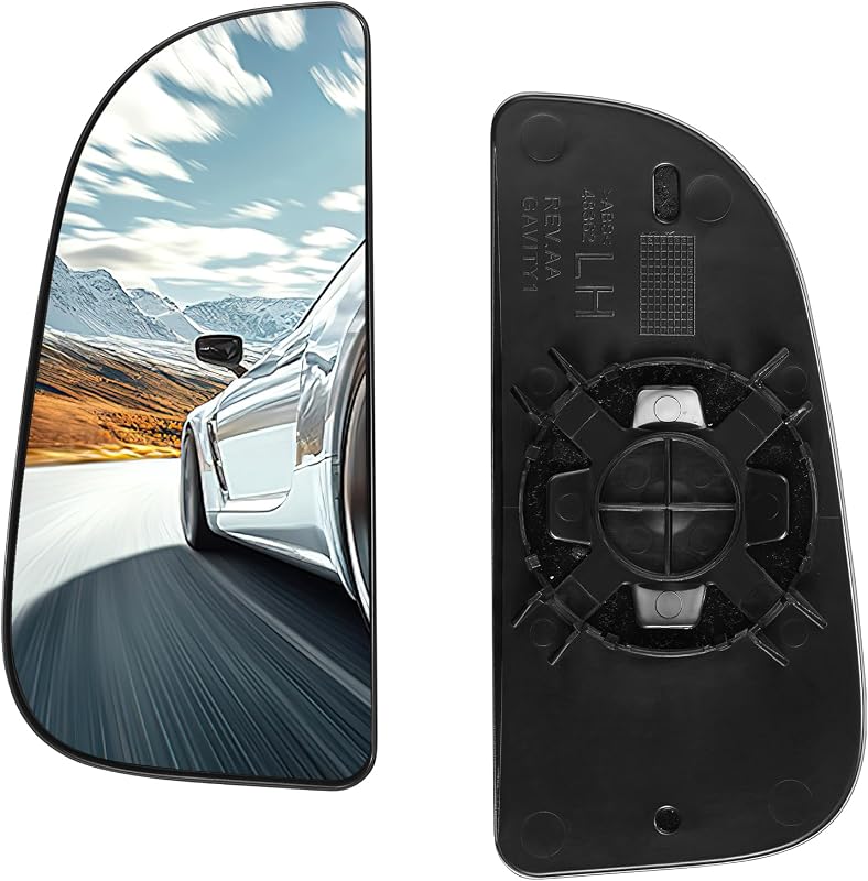 Vidro de espelho convexo inferior esquerdo SYKRSS para Dodge Ram 1500 a 5500 – 1 unidade