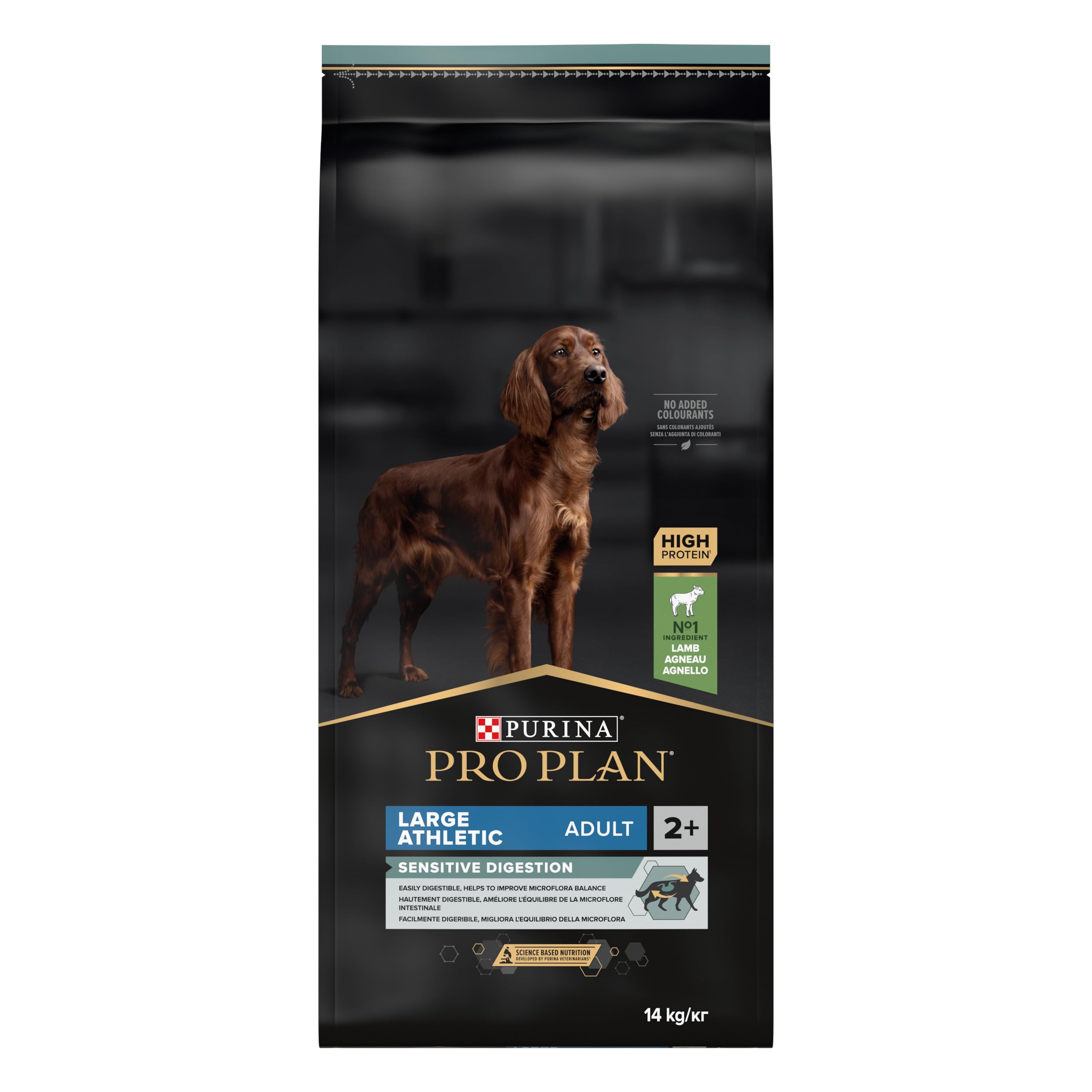 PRO PLAN | Sensitive Digestion | Large Athletic Adult | Karma dla psów bogata w Jagnięcinę | 14 kg