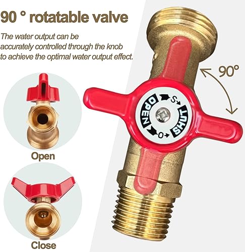 Miniatura 3 de IBC Tote Fittings, adaptador de rosca fina de 2.44 pulgadas para tanque IBC de 275-330 galones, herramienta de grifo de cierre de agua de latón