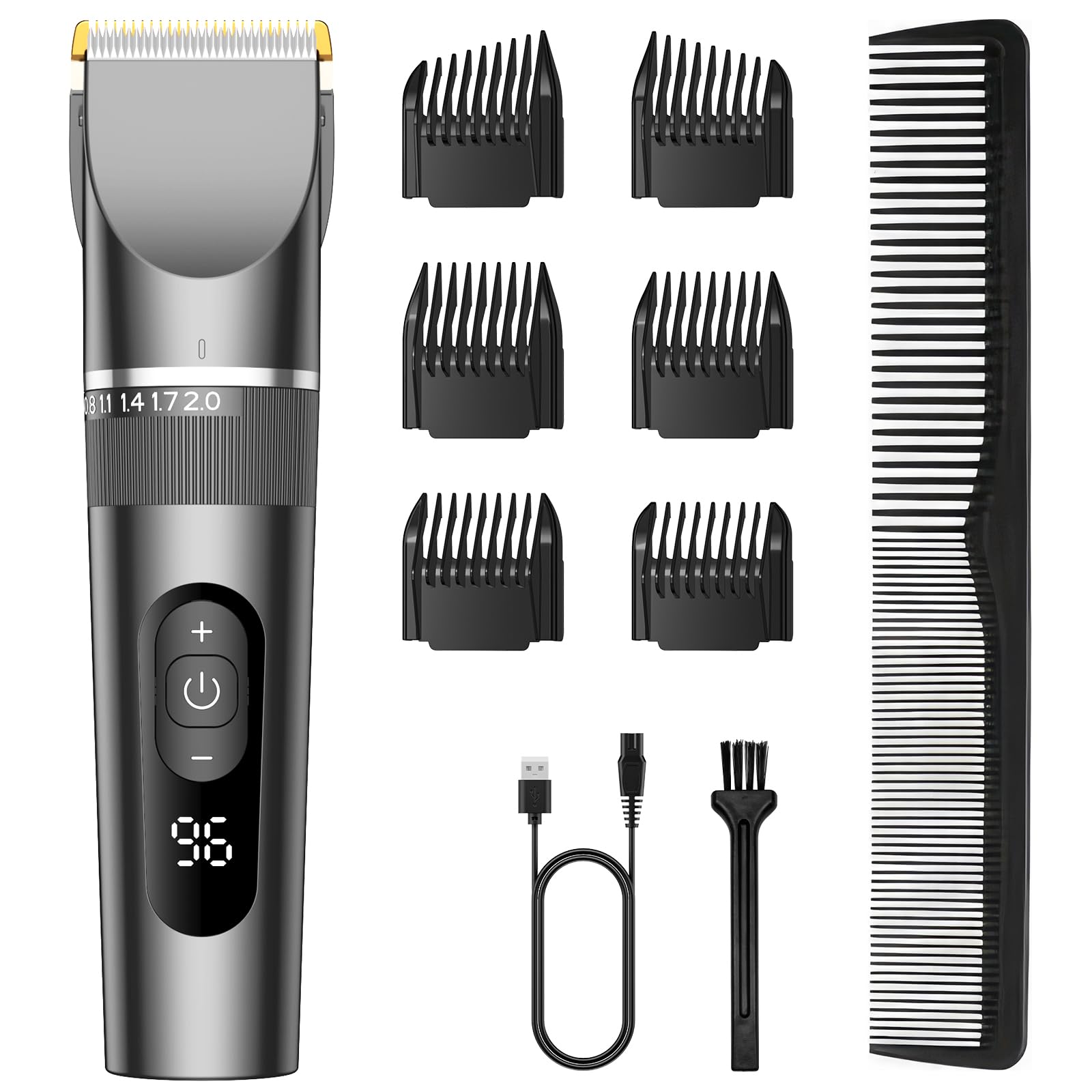 Amazon.co.jp: バリカン 2026新登場 USB充電式 ヘアーカッター 電動
