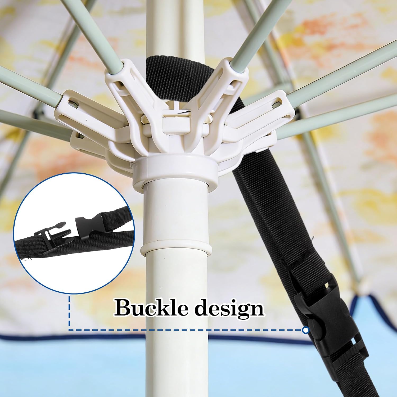 Klmnop 2 Pack Beach Umbrella Sand Anchor Bag -Heavy Duty Windproof Weight Bags for Outdoor Canopies & Shade Tents, Portable Universal Fit Safe Stand Holder for Summer Beach image 3