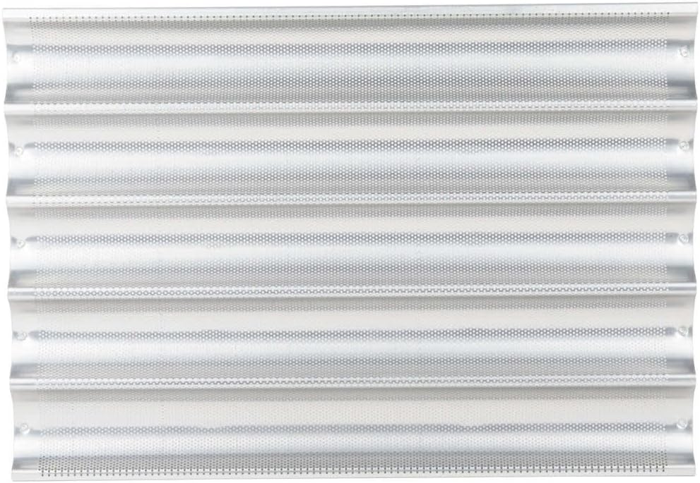 Chicago Metallic 49035 Uni-Lock Baguette/French Bread Pan 5-long perforated - C