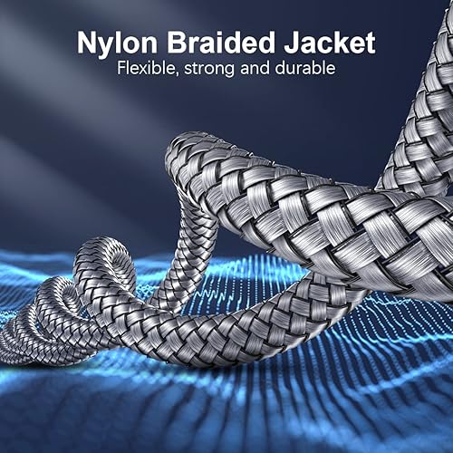 Vista 22 de Divisor RCA de 3 pies/3.3 ft, divisor RCA Y de 1 macho a 2 machos, cable de audio estéreo digital, transmisión bidireccional, doble blindaje