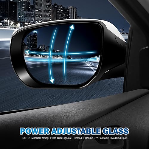 Miniatura 4 de Espejo lateral izquierdo del conductor para Hyundai Santa Fe Sport 2013-2018, espejo retrovisor con plegado manual, vidrio eléctrico, calefacción,