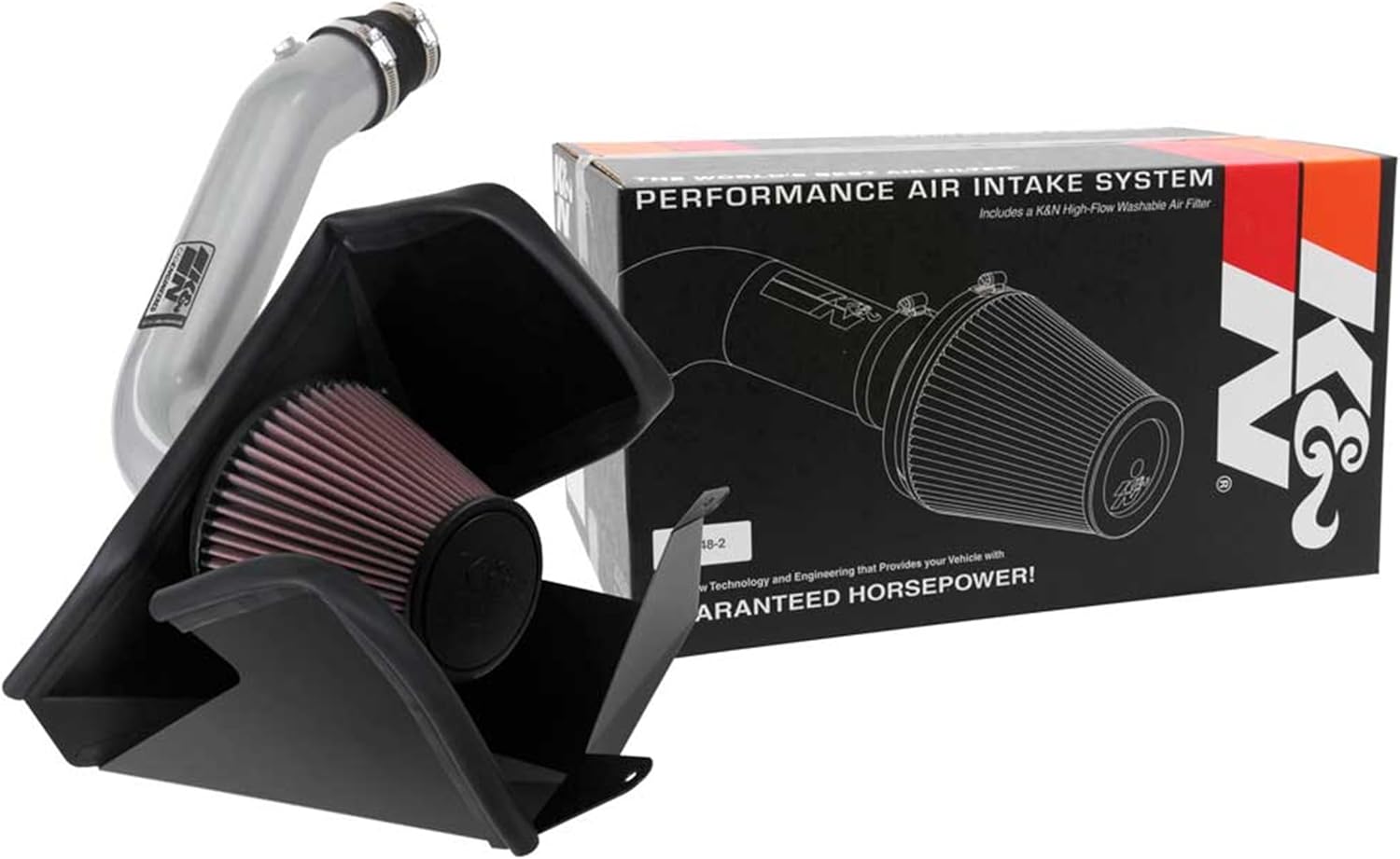 K&N Cold Air Intake Kit: Increase Acceleration & Engine Growl, Guaranteed to Increase Horsepower up to 10HP: Compatible with 2.0L, L4, 2018-2020 HYUNDAI i30N; 2019-2020 HYUNDAI Veloster N, 69-5324TS