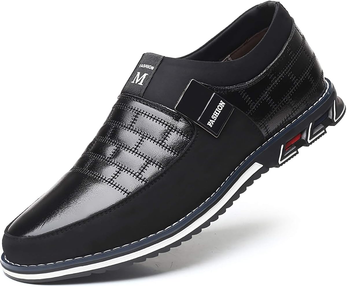 COSIDRAM Zapatos casuales para hombre Zapatillas de vestir Mocasines Zapatos cómodos para caminar | El calzado liviano sin cordones permite un uso sin complicaciones. Ofreciendo una experiencia de caminata similar a una nube para ocasiones diarias y semiformales.