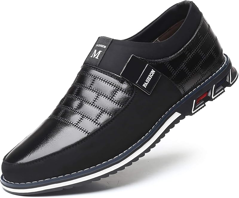 COSIDRAM Zapatos casuales para hombre Zapatillas de vestir Mocasines Zapatos cómodos para caminar | El calzado liviano sin cordones permite un uso sin complicaciones. Ofreciendo una experiencia de caminata similar a una nube para ocasiones diarias y semiformales.