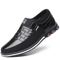 COSIDRAM Mens Casual Shoes Sneakers Loafers Comfort Walking Shoes for Male Business Work Office Dress