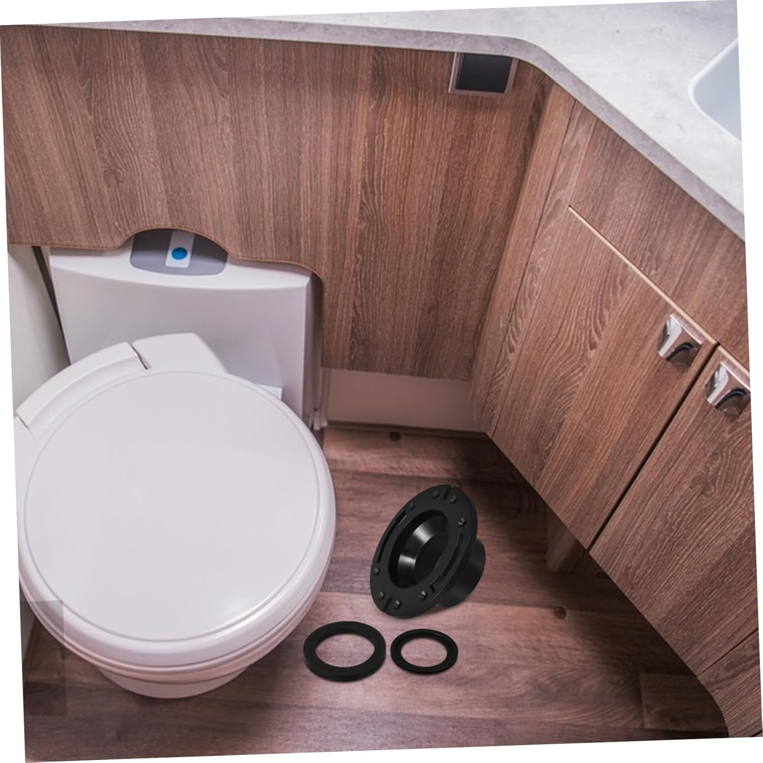 1set Rv Replacement Kit Gasket for Rv Toilets Easy Installation Complete Components for Leak Prevention Compatible and More