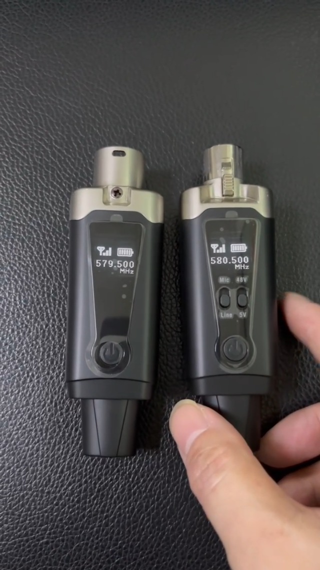 Conjunto De Transmisor Y Receptor De Micrófono Inalámbrico, Sistema De Microfono Enchufable Xlr Profesional De 2 4 Ghz Adaptador Inalambrico De Baja Latencia Para Microfonos Dinamicos E Instrumentos