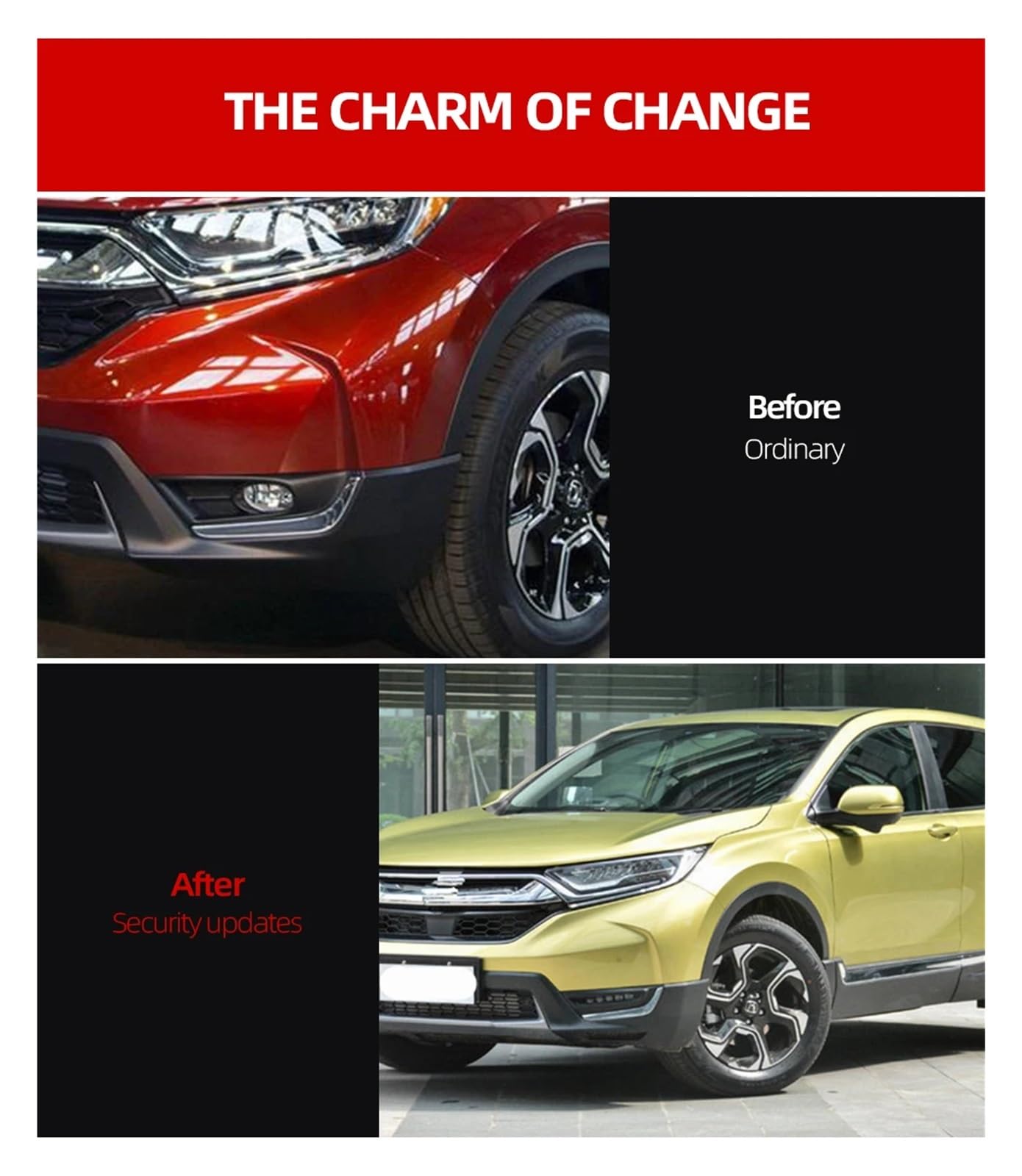 2 szt. Samochodowe światła przeciwmgielne DRL do jazdy dziennej kompatybilne z CRV CR-V 2017 2018 2019 2020 z przekaźnikiem kierunkowskazów(White yellow blue)